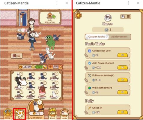 chơi game catizen